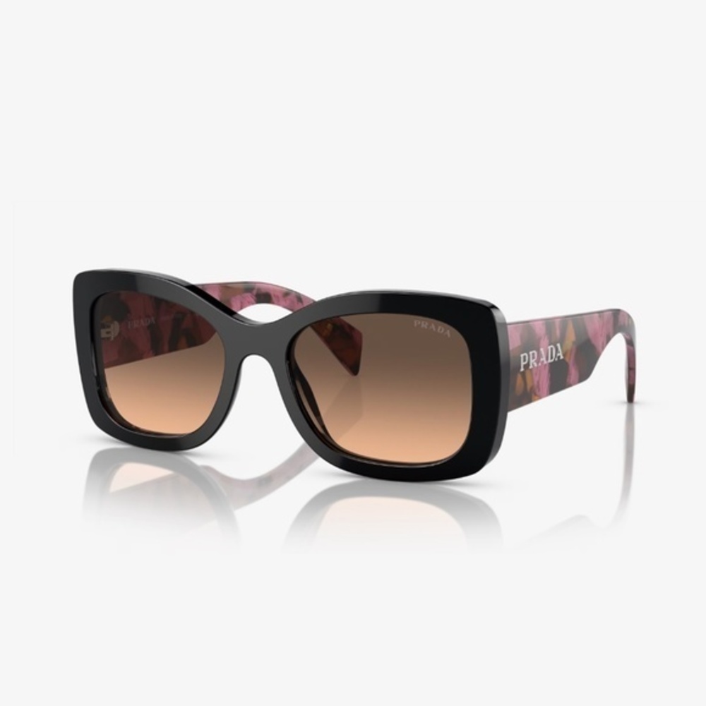 Prada PR A08S Violet Brown Sunglasses w/ Box